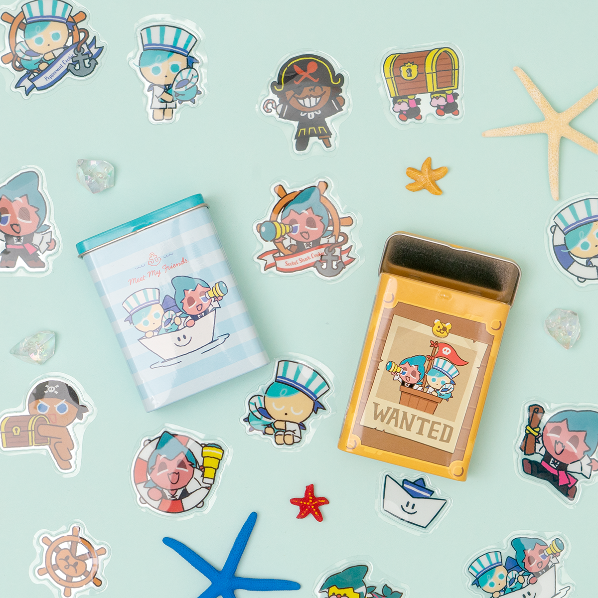 CookieRun Mini Tin Box Sticker Pack