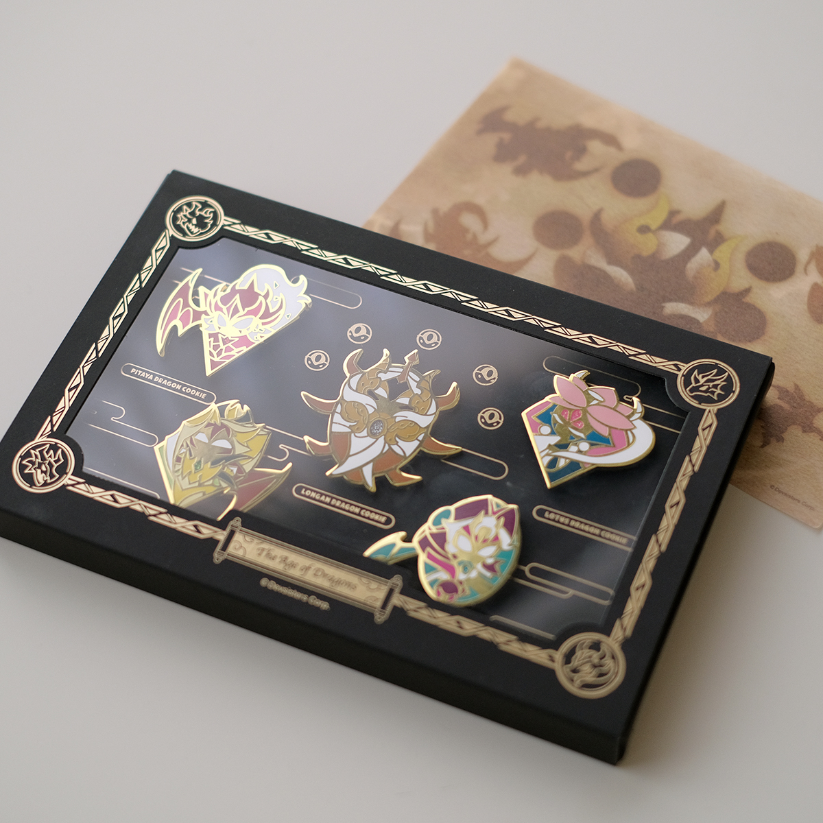 CookieRun Dragon Cookie Pin Collection